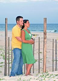 Picture of Young Couple at the Beach