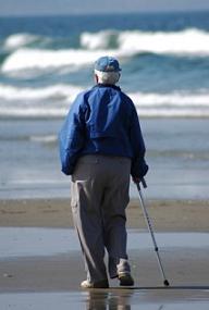 Picture Of A Man On The Beach